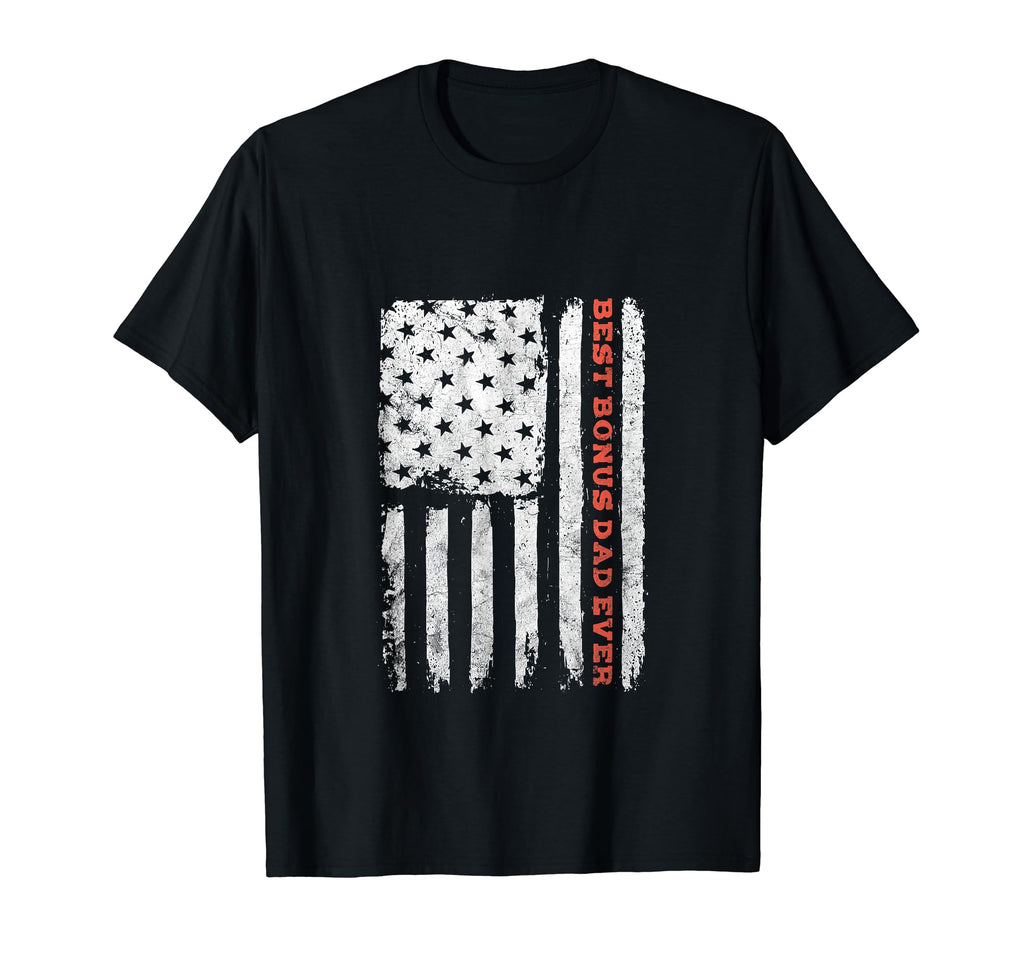 Best Step Dad Fathers Day Gift T-Shirt - Custom Art Print Men Women - T-Shirt, Sweatshirt, Hoodie