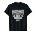 Are We Same Page Here Funny Bookworm T-Shirt - Unique Graphic for Adults - T-Shirt, Sweatshirt, Hoodie