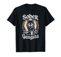 Sober Gangsta Wolf Aa Achiever Na Goal T-Shirt - Minimalist Print Unisex - T-Shirt, Sweatshirt, Hoodie