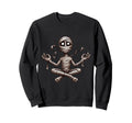 Meditation Mummy Yoga Pose Sweatshirt - Streetwear Style for Adults - T-Shirt, Sweatshirt, Hoodie