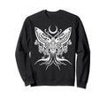 Mystical Moth Goth Horror Sweatshirt - Aesthetic Graphic Men Women - T-Shirt, Sweatshirt, Hoodie