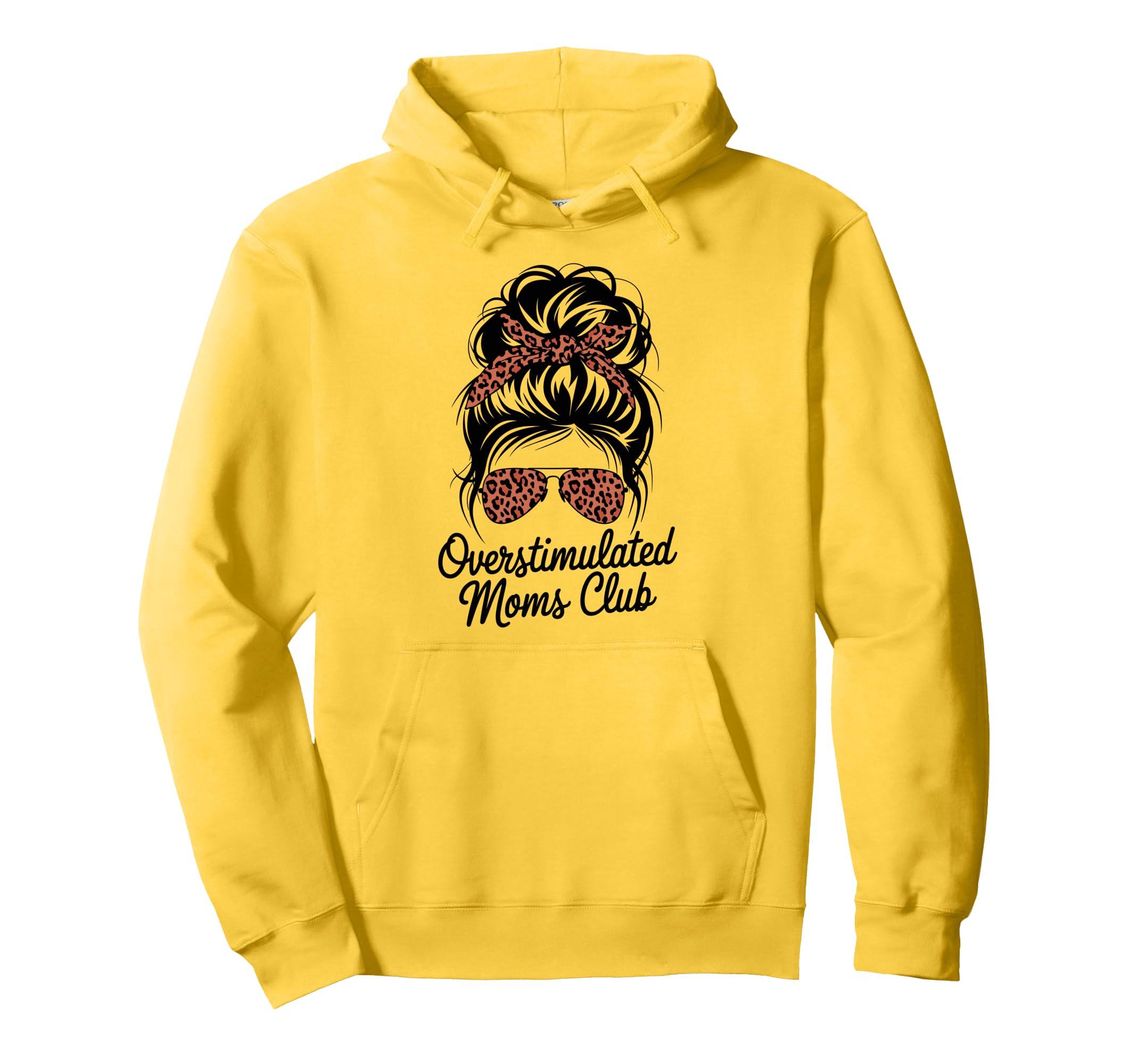 Overstimulated Moms Club Mothers Day Mom Hoodie - Custom Art Print Unisex - T-Shirt, Sweatshirt, Hoodie