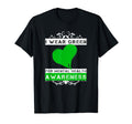I Wear Green Mental Health Awareness T-Shirt - Aesthetic Graphic for Adults - T-Shirt, Sweatshirt, Hoodie