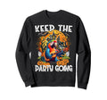 Keep Party Going Funny Halloween Sweatshirt - Aesthetic Graphic Men Women - T-Shirt, Sweatshirt, Hoodie