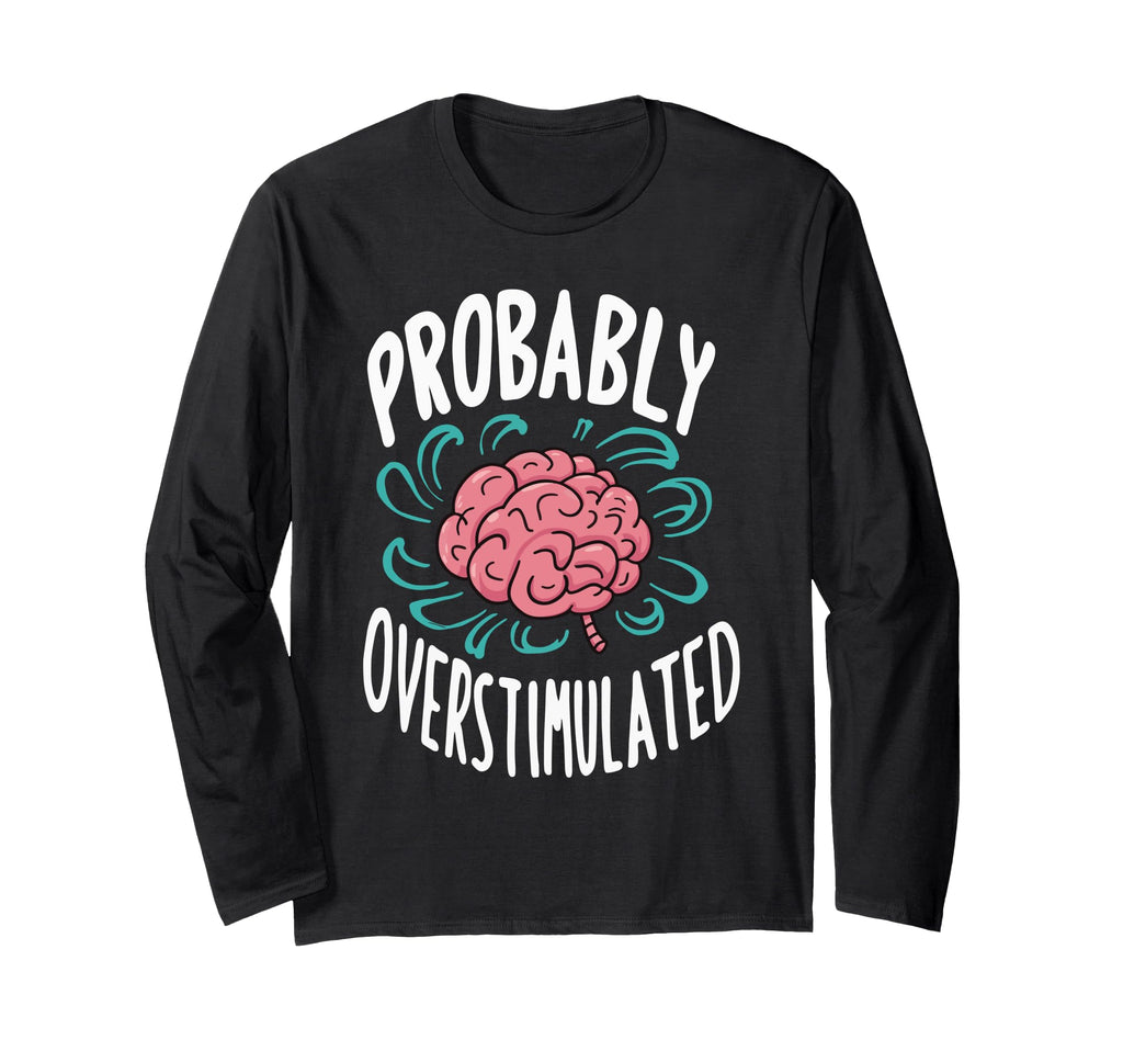 Anxiety Introvert Mental Health Hoodie - Graphic Print for Adults - T-Shirt, Sweatshirt, Hoodie