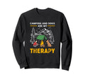 Funny Therapy Dog Owner Camping And Dogs Sweatshirt - Unique Graphic Unisex - T-Shirt, Sweatshirt, Hoodie