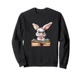 Bunny Is Wearing Glasses And Sweatshirt - Casual Everyday Wear for Adults - T-Shirt, Sweatshirt, Hoodie