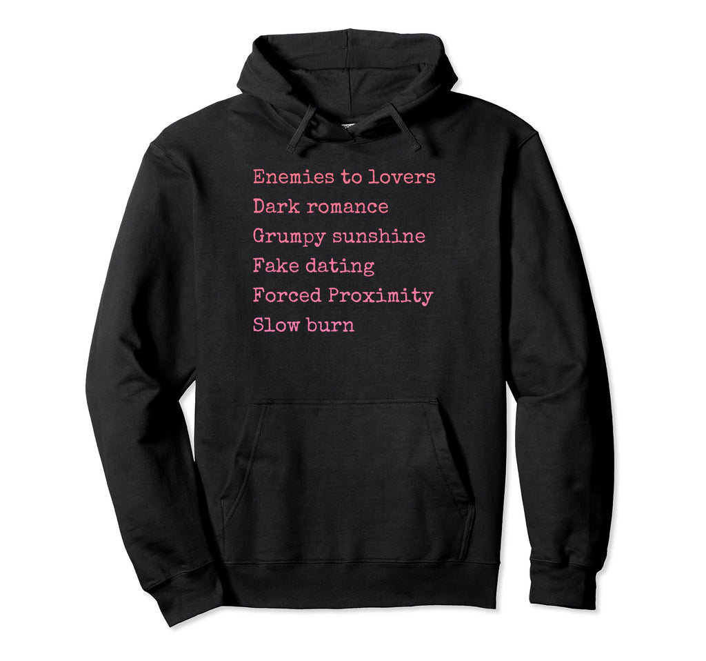 Bibliophile Romance Book Genre Hoodie - Streetwear Style Men Women - T-Shirt, Sweatshirt, Hoodie