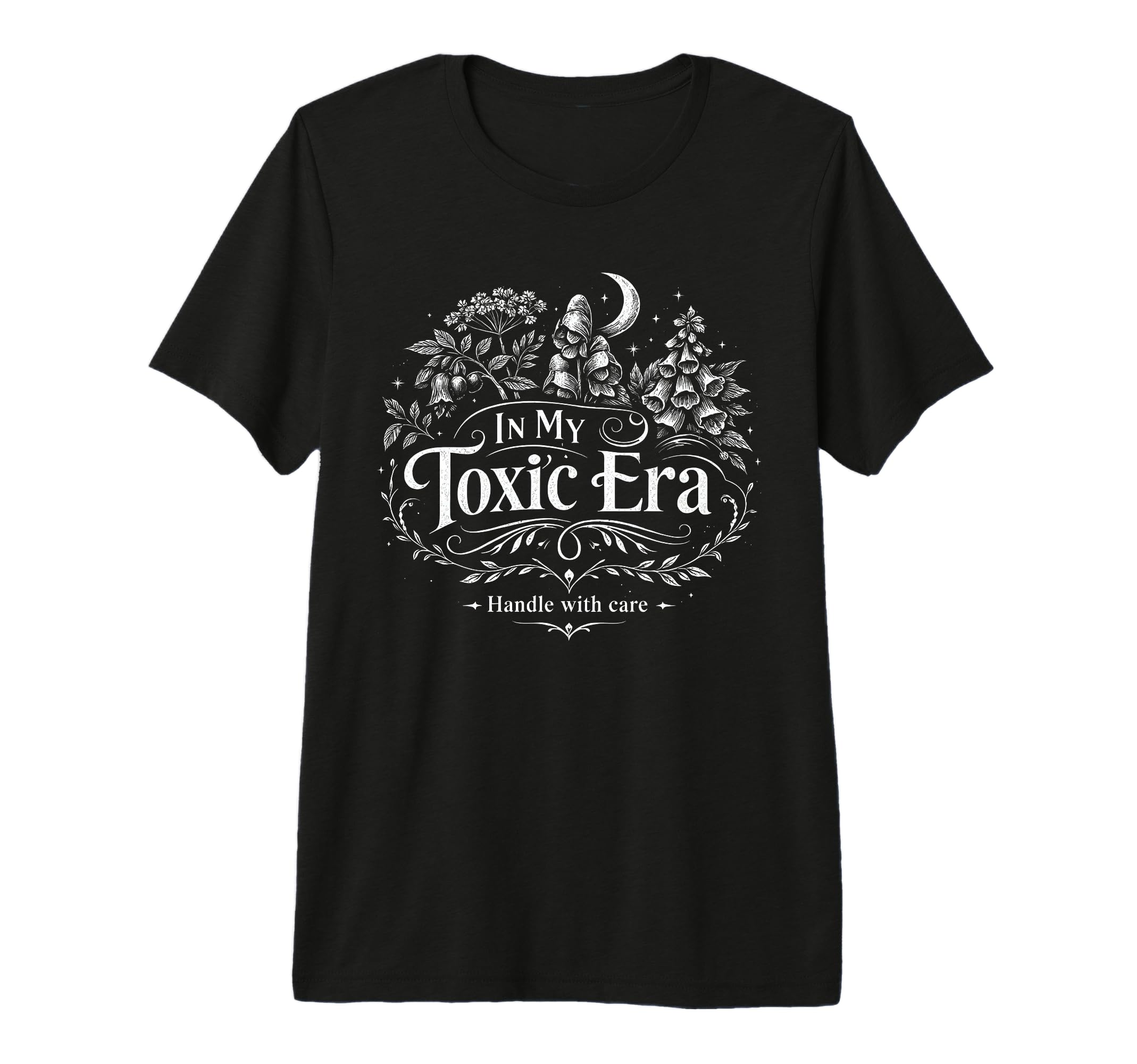 My Toxic Era Gothic Botanical Tri Blend T-Shirt - Novelty Apparel Unisex - T-Shirt, Sweatshirt, Hoodie