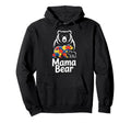 Autism Mom Autistic Child Family Mama Bear Hoodie - Graphic Print Unisex - T-Shirt, Sweatshirt, Hoodie