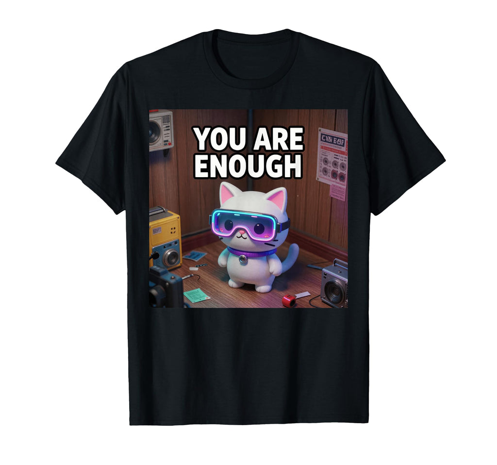 You Are Enough Cat Meme T-Shirt - Streetwear Style Men Women - T-Shirt, Sweatshirt, Hoodie