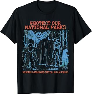 Protect Our National Parks Where Legends Roam T-Shirt Unisex T-shirt, Sweatshirt, Hoodie, Long Sleeve Tee - T-Shirt, Sweatshirt, Hoodie
