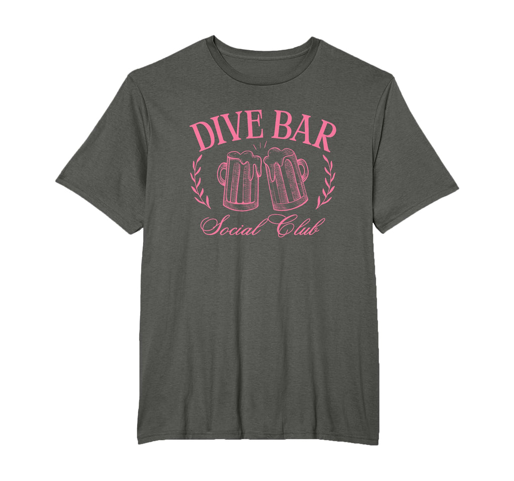 Dive Bar Preppy Social Club Funny T-Shirt - Fun Novelty Design for Adults - T-Shirt, Sweatshirt, Hoodie
