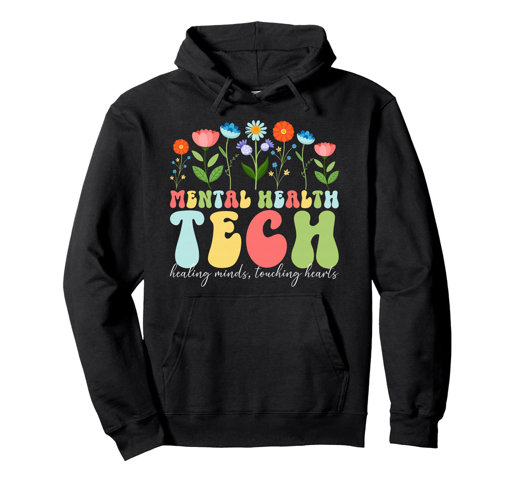 Groovy Mental Health Tech Mental Hoodie - Streetwear Style Men Women - T-Shirt, Sweatshirt, Hoodie