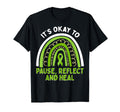 Pause Reflect And Heal Depression T-Shirt - Fun Novelty Design Men Women - T-Shirt, Sweatshirt, Hoodie