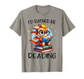 Id Rather Be Reading Book Dragon T-Shirt - Minimalist Print Men Women - T-Shirt, Sweatshirt, Hoodie