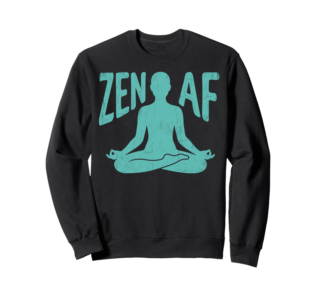 Funny Yoga Lotus Pose Meditation Sweatshirt - Aesthetic Graphic for Adults - T-Shirt, Sweatshirt, Hoodie