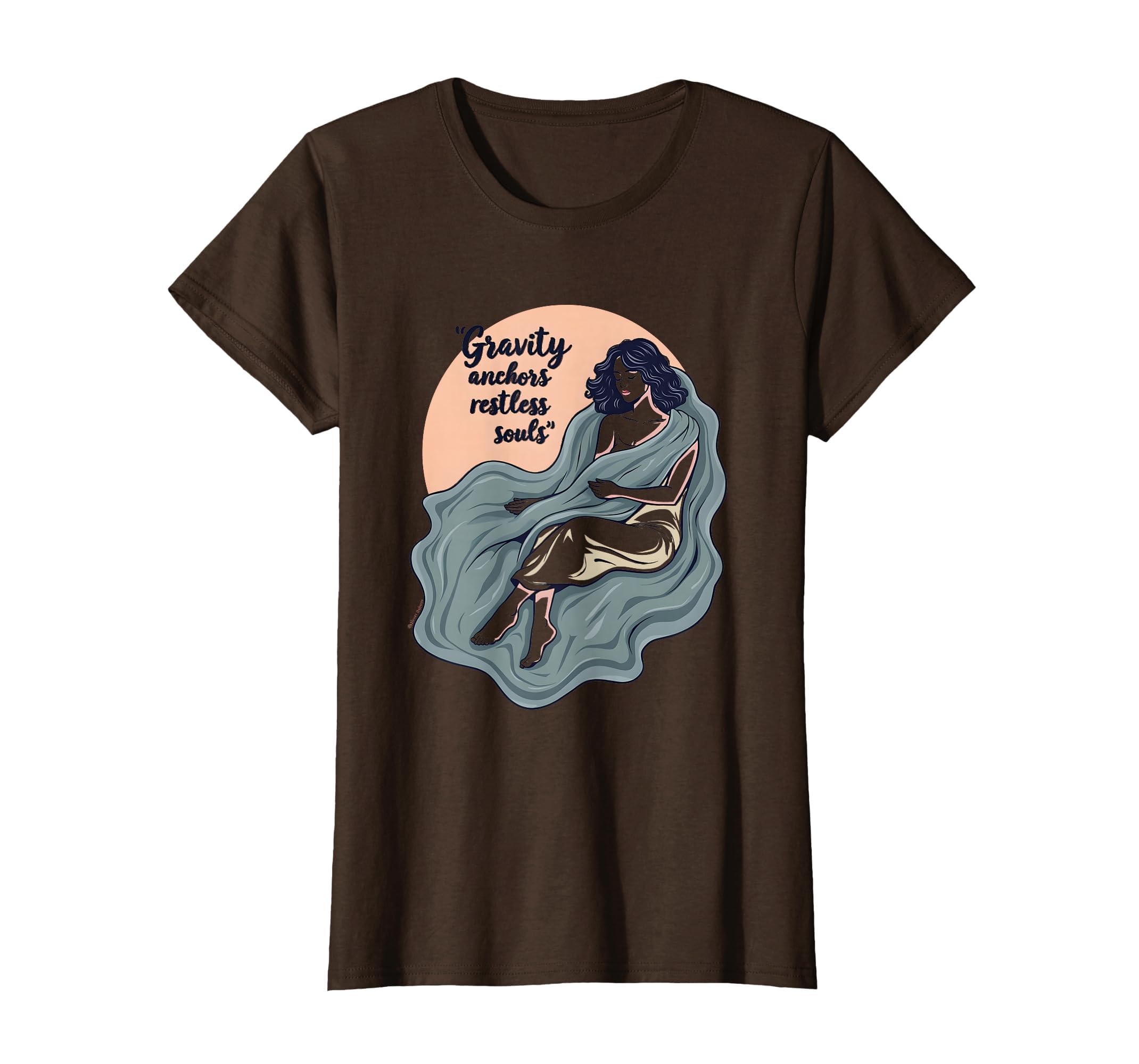 Gravity Anchors Restless Souls T-Shirt - Minimalist Print for Adults - T-Shirt, Sweatshirt, Hoodie