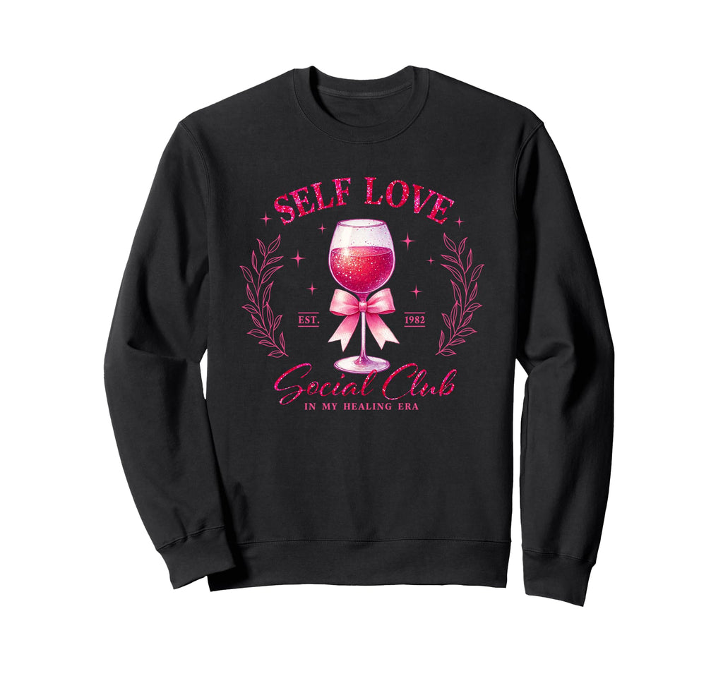 Self Love Single Self Healing Sweatshirt - Minimalist Print Men Women - T-Shirt, Sweatshirt, Hoodie