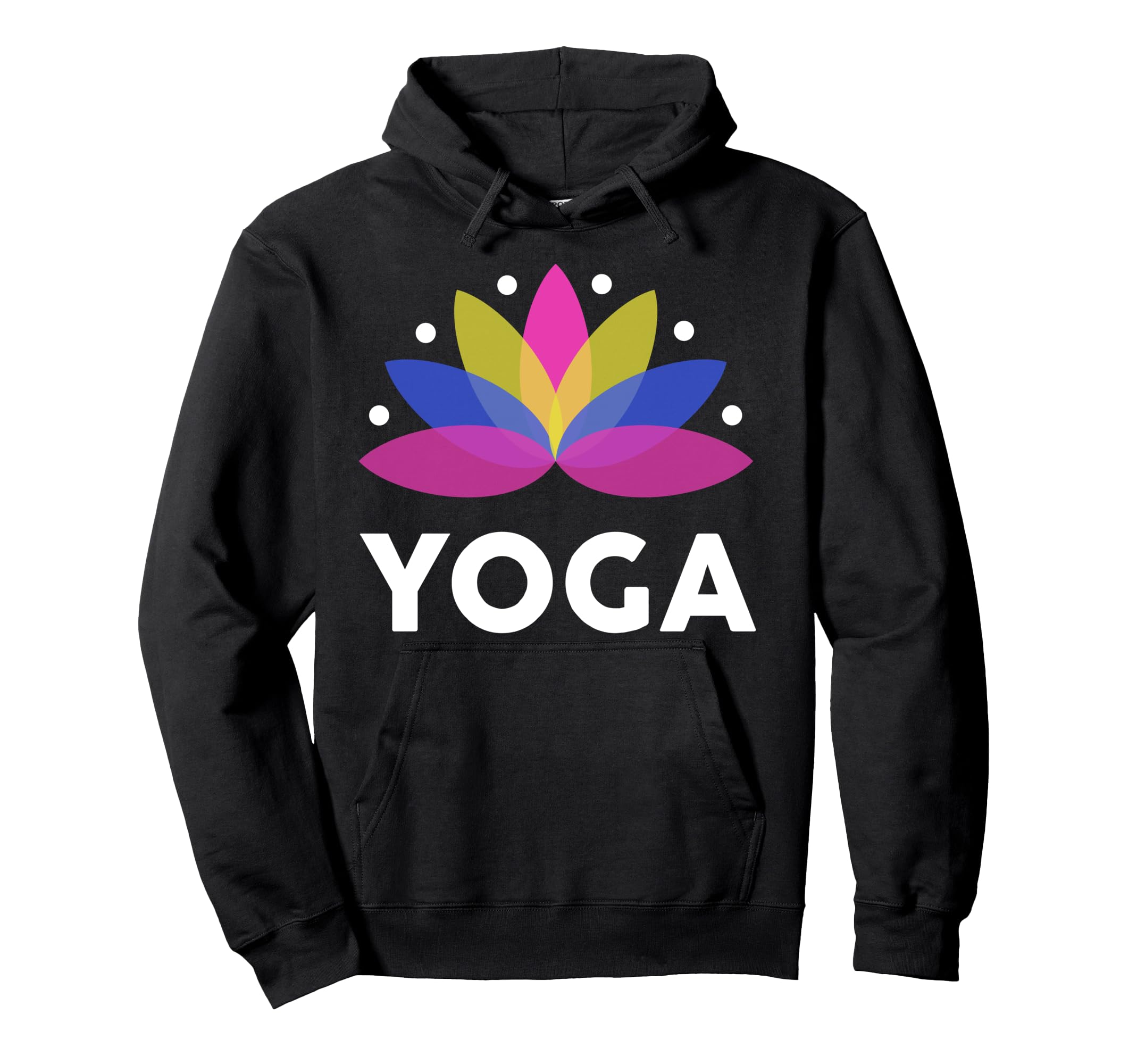 Yoga Lotus Flower Mindfulness And Hoodie - Streetwear Style Unisex - T-Shirt, Sweatshirt, Hoodie