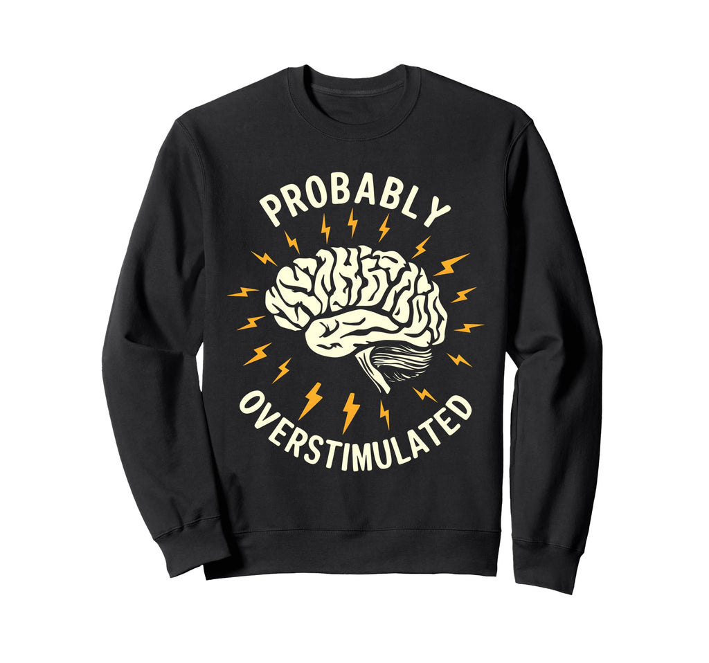 Gehirn Blitze Neurodivers Hoodie - Casual Everyday Wear Men Women - T-Shirt, Sweatshirt, Hoodie