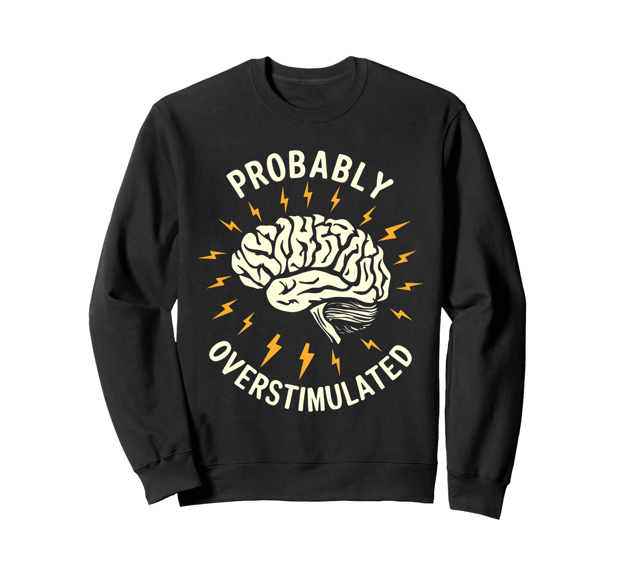 Gehirn Blitze Neurodivers Hoodie - Casual Everyday Wear Men Women - T-Shirt, Sweatshirt, Hoodie