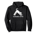 Funny Dog Yoga Downward Human Hoodie - Aesthetic Graphic Men Women - T-Shirt, Sweatshirt, Hoodie