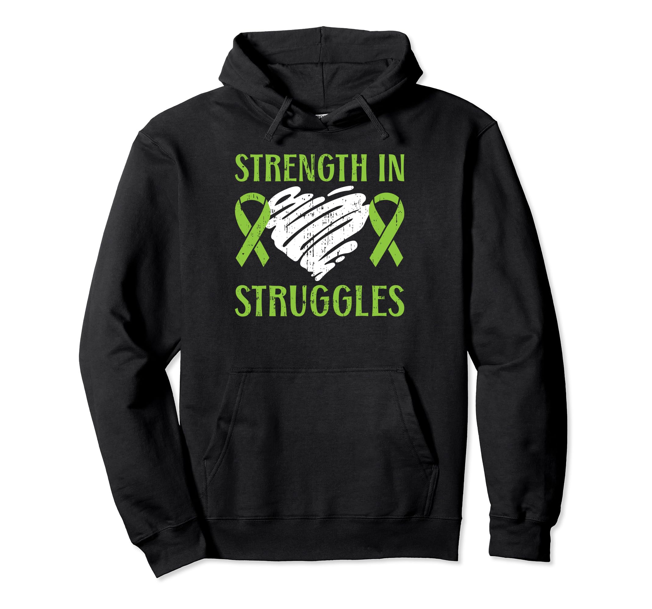 Strength Struggles Mental Health Hoodie - Aesthetic Graphic Men Women - T-Shirt, Sweatshirt, Hoodie