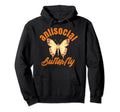 Anti Social Butterfly Hoodie - Aesthetic Graphic for Adults - T-Shirt, Sweatshirt, Hoodie