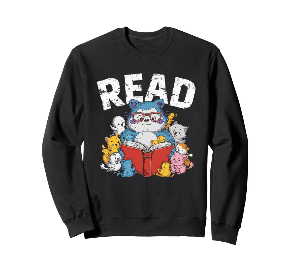 Read Bookworm Reading Library Sweatshirt - Aesthetic Graphic Men Women - T-Shirt, Sweatshirt, Hoodie