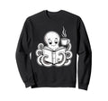 Reading Octopus Book Lover Meme Sweatshirt - Aesthetic Graphic Men Women - T-Shirt, Sweatshirt, Hoodie