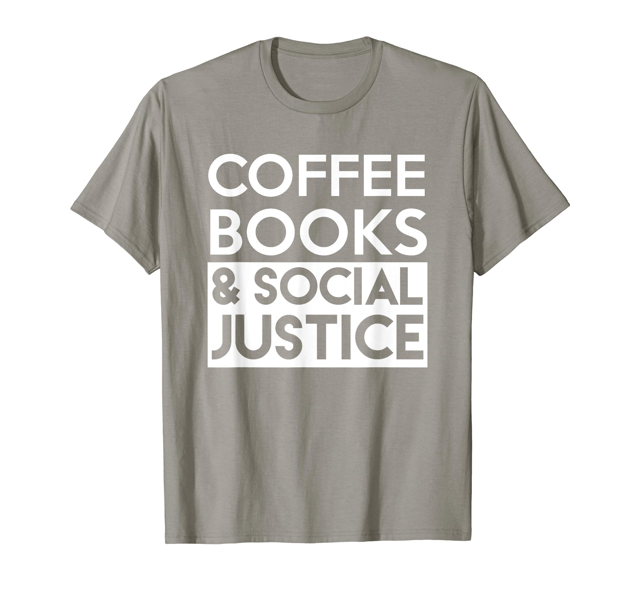 Yowza Coffee Books Social Justice T-Shirt - Custom Art Print Unisex - T-Shirt, Sweatshirt, Hoodie