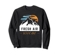 Fresh Air Self Care Mental Health Sweatshirt - Graphic Print for Adults - T-Shirt, Sweatshirt, Hoodie