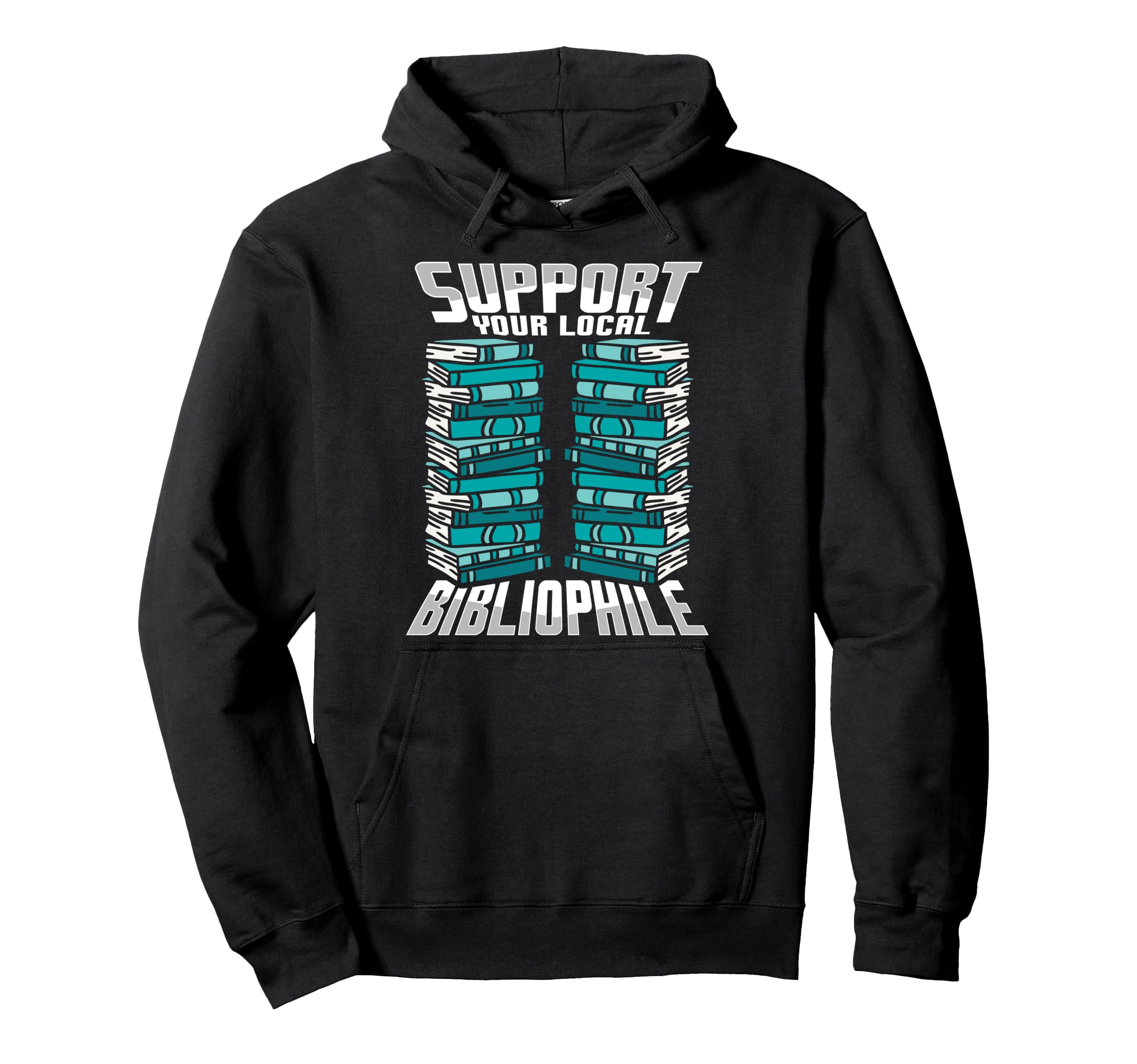 Bookworm Bibliophile Book Nerd Hoodie - Novelty Apparel Men Women - T-Shirt, Sweatshirt, Hoodie