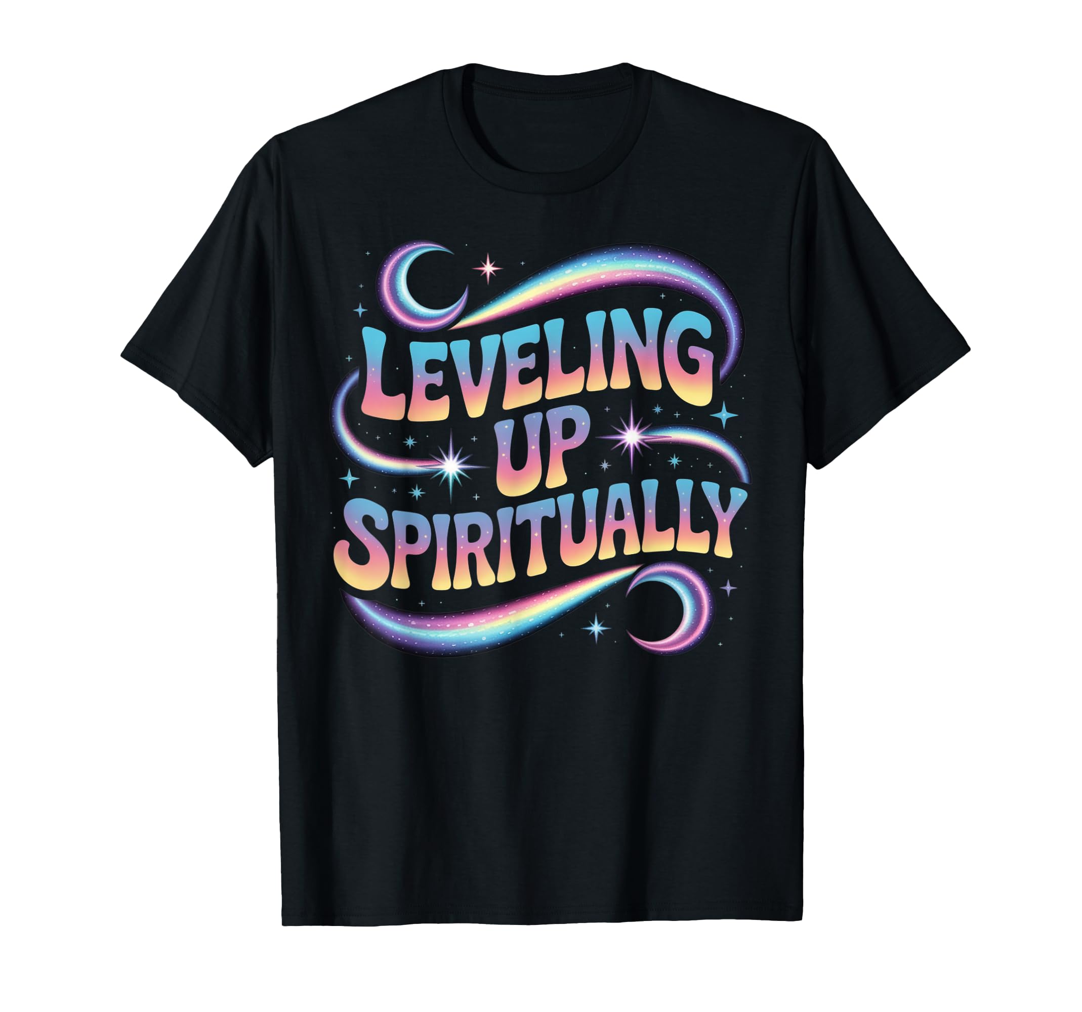 Leveling Up Spiritually Mindfulness T-Shirt - Aesthetic Graphic Unisex - T-Shirt, Sweatshirt, Hoodie