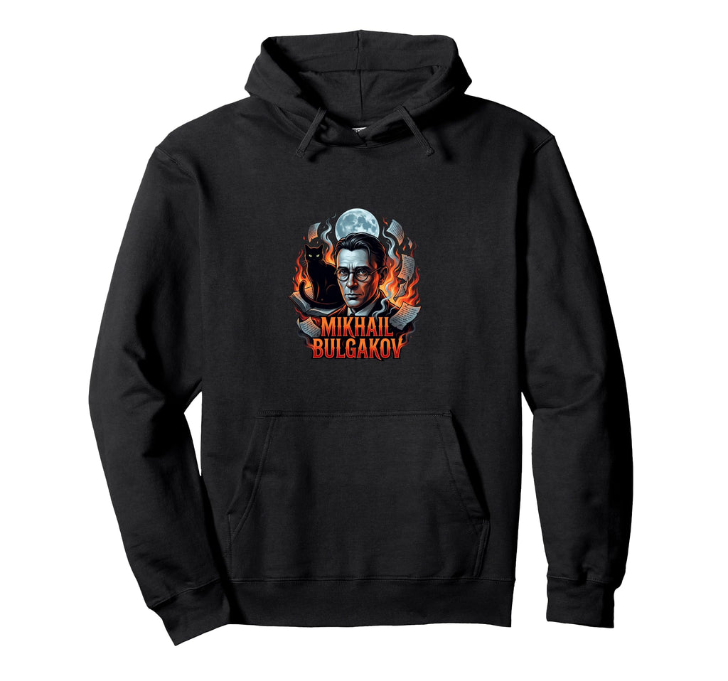 Mikhail Bulgakov Portrait Mystical Hoodie - Custom Art Print for Adults - T-Shirt, Sweatshirt, Hoodie