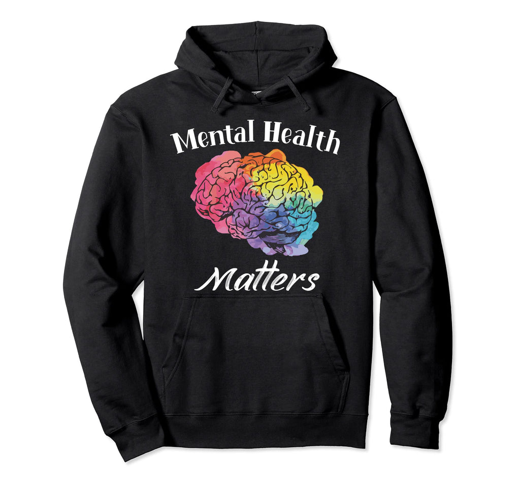 Mental Health Matters End Stigma Mental Hoodie - Trendy Graphic for Adults - T-Shirt, Sweatshirt, Hoodie
