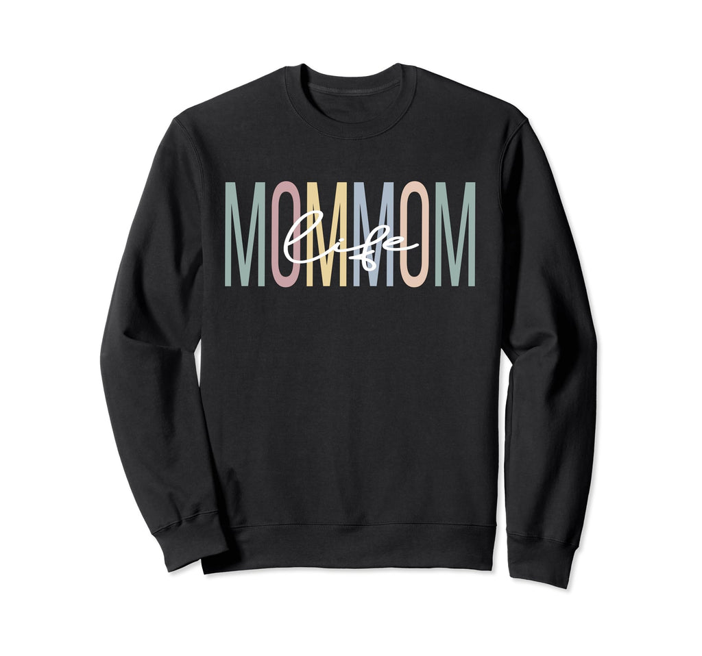 Mommom Life Mommom Grandma Boho Sweatshirt - Custom Art Print for Adults - T-Shirt, Sweatshirt, Hoodie