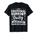 Emotional Support Duty Do Not Pet Me T-Shirt - Unique Graphic for Adults - T-Shirt, Sweatshirt, Hoodie