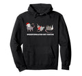 Overstimulated But Festive Possum Hoodie - Unique Graphic Men Women - T-Shirt, Sweatshirt, Hoodie