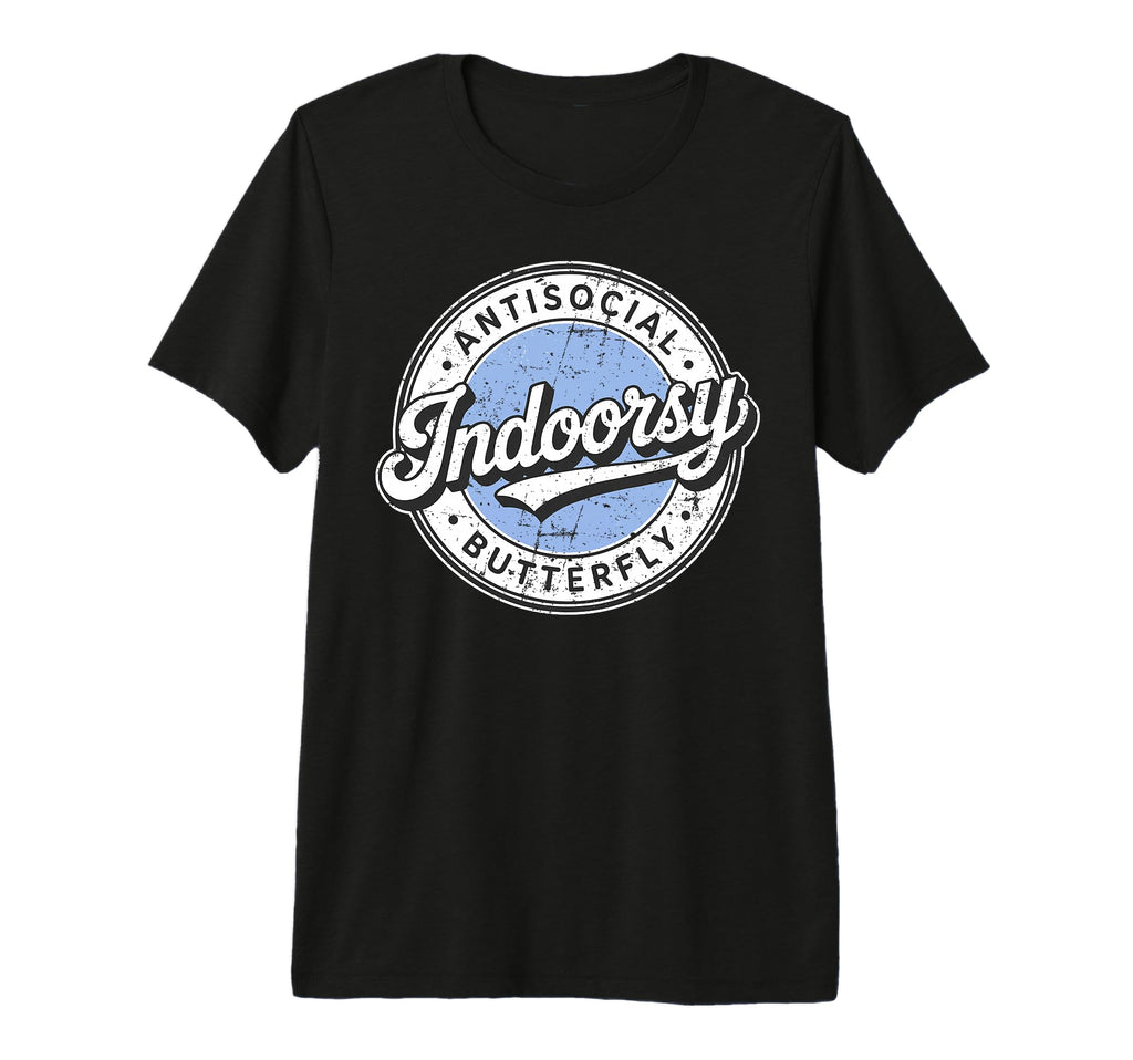 Badge Introvert Indoorsy Antisocial T-Shirt - Graphic Print for Adults - T-Shirt, Sweatshirt, Hoodie