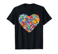 Books Heart Book Reader Book Nerd Book T-Shirt - Unique Graphic Unisex - T-Shirt, Sweatshirt, Hoodie