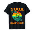 Yoga Is Key To Happiness Sunset Yoga T-Shirt - Novelty Apparel Men Women - T-Shirt, Sweatshirt, Hoodie