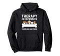 Dog Therapy Free Funny Dog Lover Puppy Hoodie - Minimalist Print Men Women - T-Shirt, Sweatshirt, Hoodie