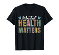 Mental Health Matters Leopard T-Shirt - Fun Novelty Design for Adults - T-Shirt, Sweatshirt, Hoodie