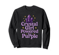 Amethyst Addict Healing Crystal Sweatshirt - Custom Art Print Unisex - T-Shirt, Sweatshirt, Hoodie