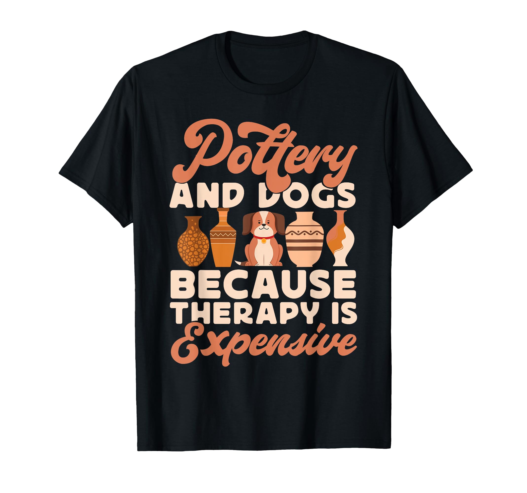 Pottery Ceramics Artist Dog Pottery T-Shirt - Minimalist Print for Adults - T-Shirt, Sweatshirt, Hoodie