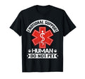 Emotional Support Human Funny Service T-Shirt - Minimalist Print Unisex - T-Shirt, Sweatshirt, Hoodie