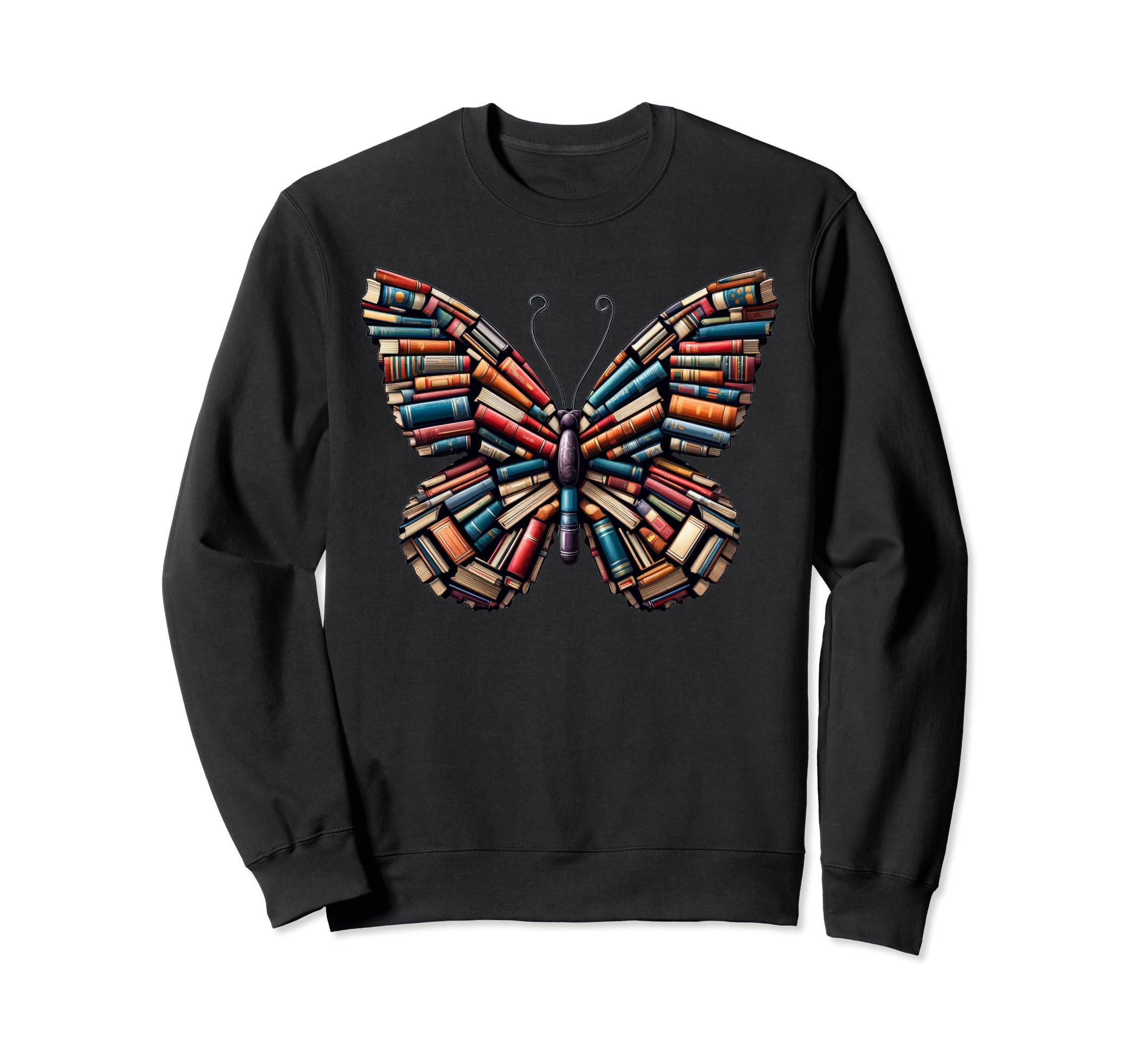 Books Butterfly Book Lover Bookworm Sweatshirt - Trendy Graphic Men Women - T-Shirt, Sweatshirt, Hoodie
