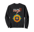 You Are Enough Yoga Meditation Mandala Sweatshirt - Novelty Apparel Unisex - T-Shirt, Sweatshirt, Hoodie
